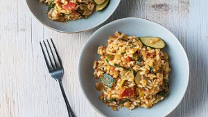 Risotto à la Courgette _ Une Recette d’Été Savoureuse