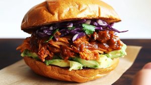 BBQ-Jackfruit-Sandwiches-with-Avocado-Slaw-Minimalist-Baker