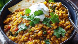 Beef dhal