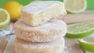 Biscuits Sablés Fondants au Citron Vert de Martha Stewart