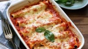 Chicken and ricotta cannelloni