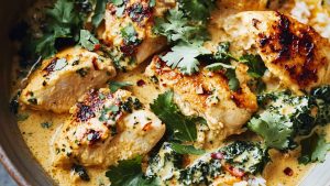 Chicken-with-Coconut-Kale-Pinch-of-Yum blog