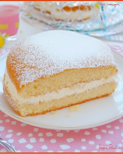 Lemon Victoria Sponge Cake Lemon Victoria Sponge Cake – Perfect for your afternoon tea. This classic cake combines the light and fluffy texture of a sponge cake with the fresh zestiness of lemon. (2)