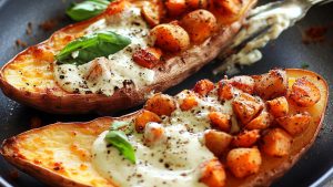 Mediterranean-Baked-Sweet-Potatoes-Minimalist-Baker