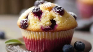 Recette de Muffin Américain aux Myrtilles