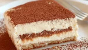 Tiramisu sans lactose et sans œufs {vegan}