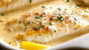 baked-fish-with-lemon-cream-sauce