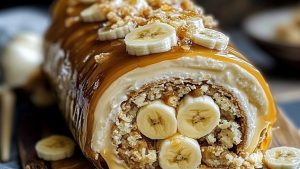 Banana Caramel Roulade