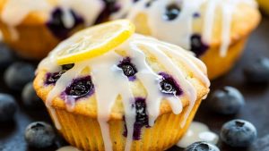 Blueberry-Muffins-with-Lemon-Glaze-Natashas-Kitchen