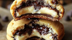 Cheesecake Stuffed Chocolate Chip Cookies