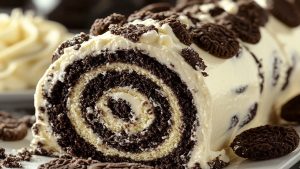 Cookies and Cream Cake Roll