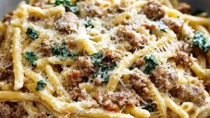 Creamy-Italian-Sausage-Pasta-The-Salty-Marshmallow