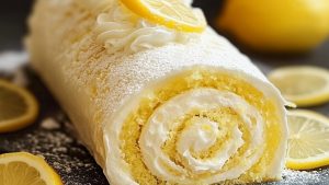 Lemon Cream Swiss Roll