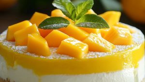 Mango Mousse Cake