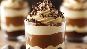 Mini Baileys Chocolate Cheesecake Trifles