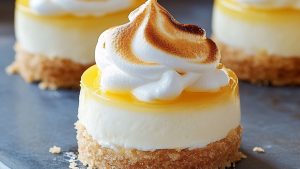 Mini Lemon Meringue Cheesecakes