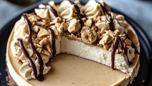 No Bake Peanut Butter Cheesecake