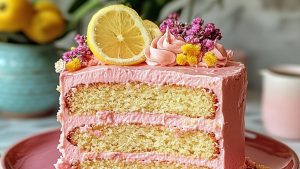 Pink Lemonade Cake