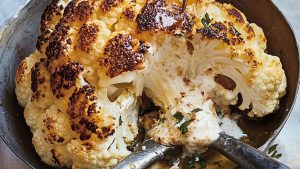 Whole-Roasted-Cauliflower-with-Whipped-Goat-Cheese-Bon-Appetit